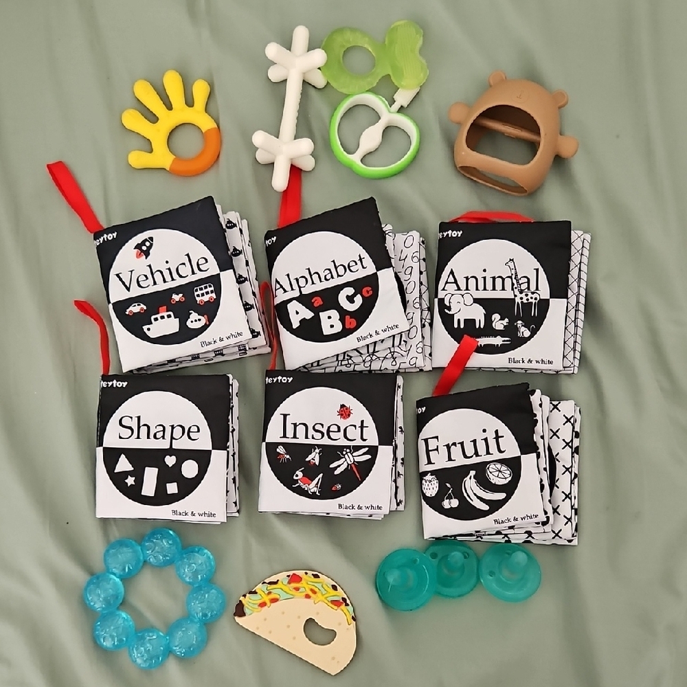 Black and White Baby Soft Books Set